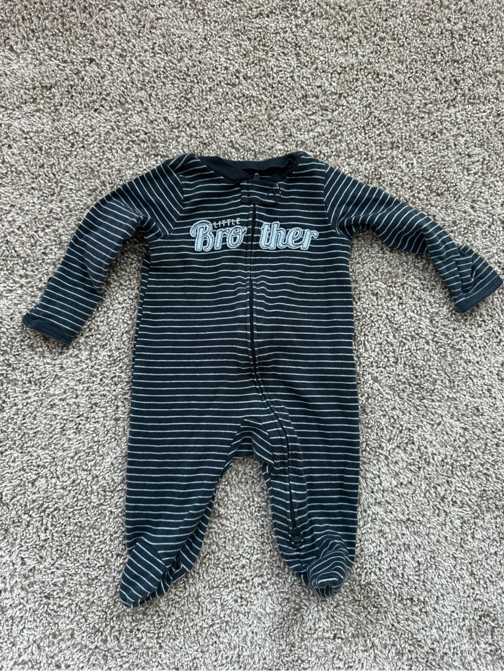 Baby Boy Sleeper Bundle 0-3 Months Mixed Print One-Piece Footies Set 7 Piece Lot